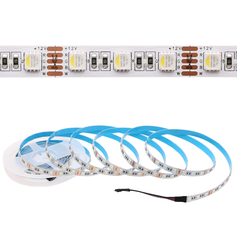 12V 10mm 72 LEDs/m 5050 RGBW 4 In 1 LED Strip 360 Lights 12V 10mm 72 LEDs/m 5050 RGBW 4 In 1 LED Strip 360 Lights